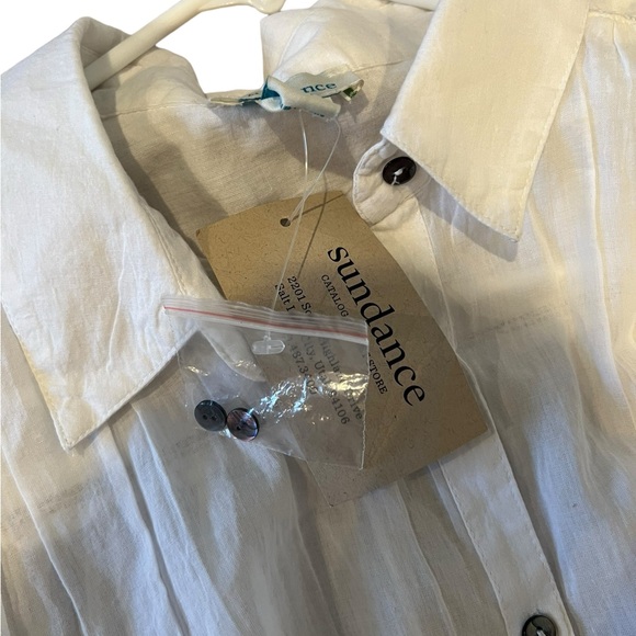 NWT Sundance Catalog X Dylan Women's Feronia Shirt Color: White  Size: XL - Picture 3 of 3